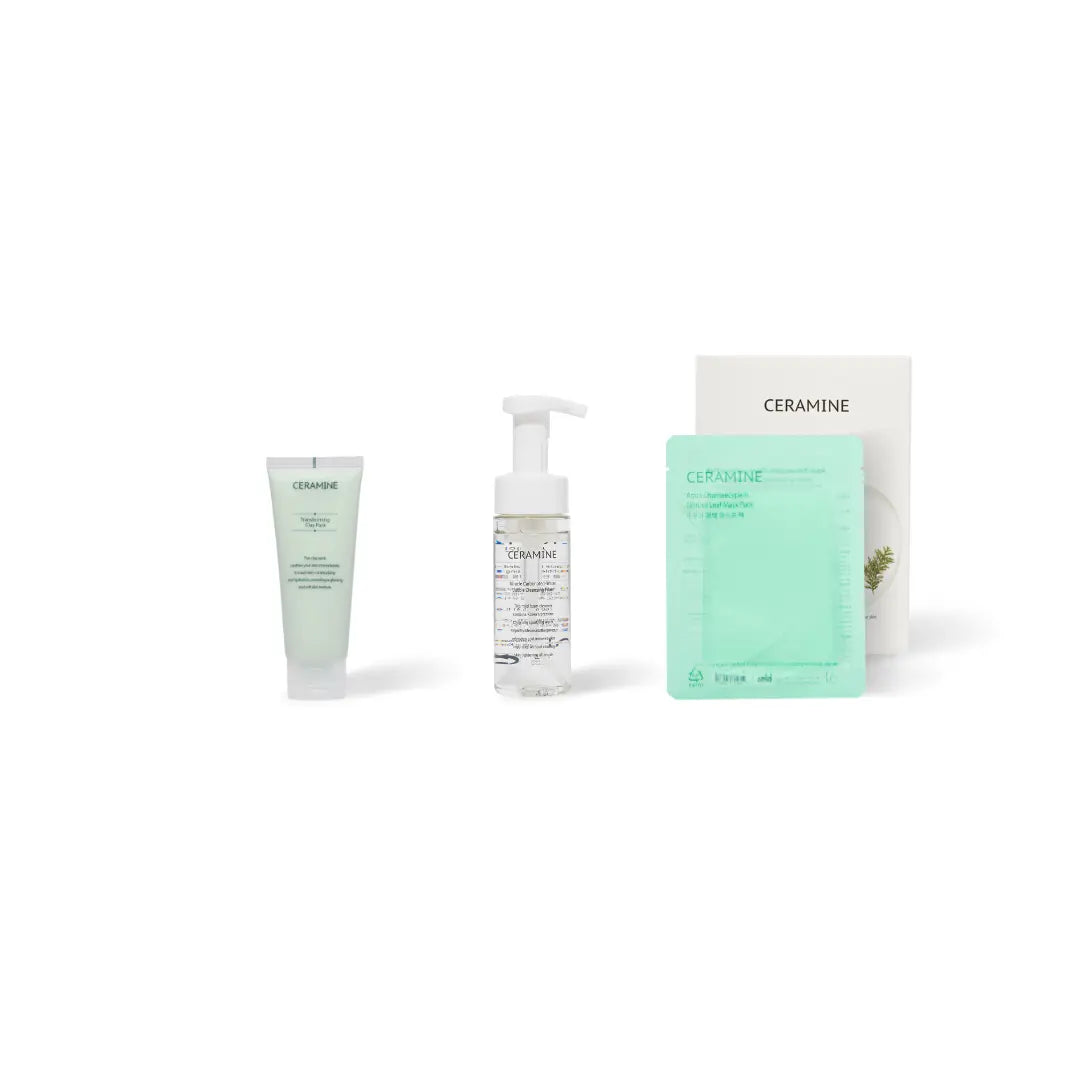 Ceramine Soothing & Pore care Set Set calmante y cuidado de los poros